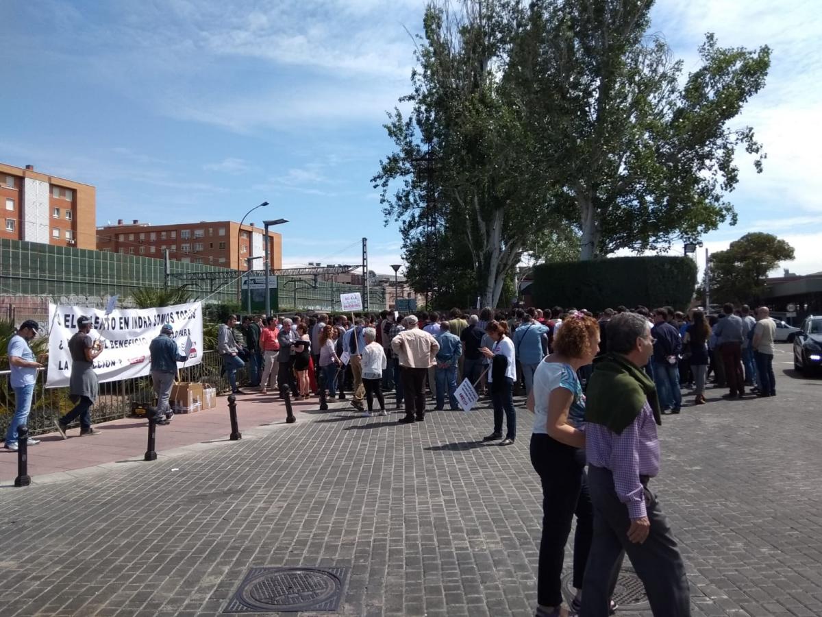 Los paros en Indra Sistemas seguirán los días laborables de mayo y junio (foto: JMA)