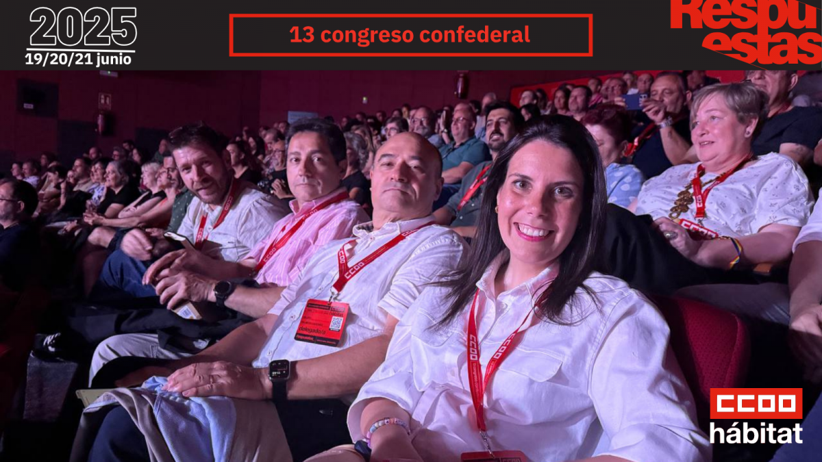 CCOO del Hbitat en el 13 Congreso Confederal