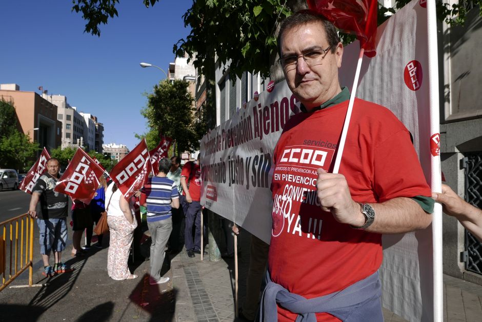 Continúan las movilizaciones en defensa del convenio colectivo de los Servicios de Prevención Ajenos