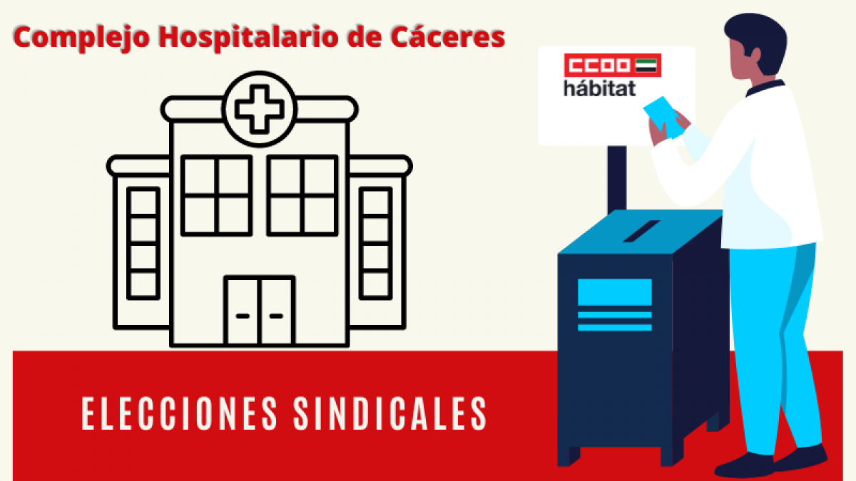 Gran resultado en las elecciones sindicales del Complejo Hospitalario de Cáceres