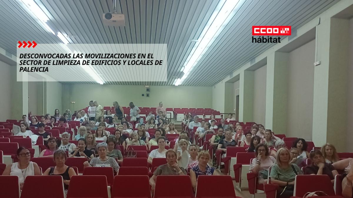 Desconvocadas las movilizaciones en el sector de limpieza de edificios y locales de Palencia