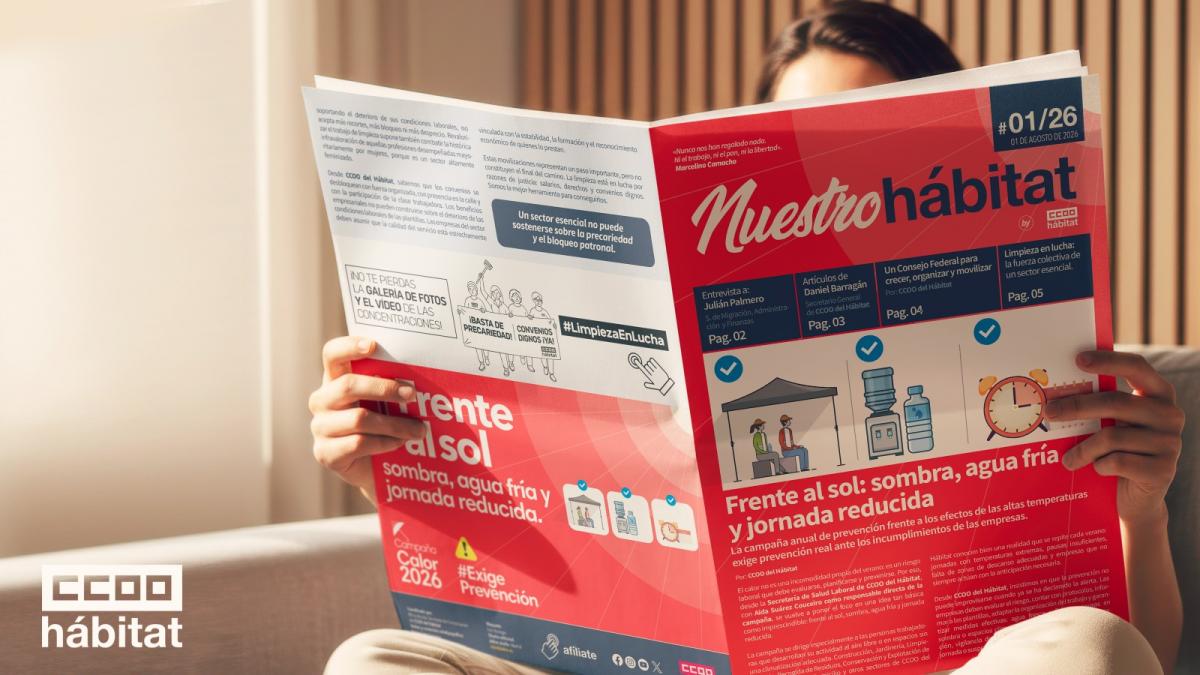 Nuevo número de Nuestro Hábitat: prevención, derechos y acción sindical