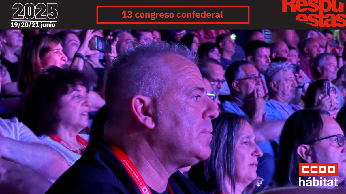 CCOO del Hbitat en el 13 Congreso Confederal