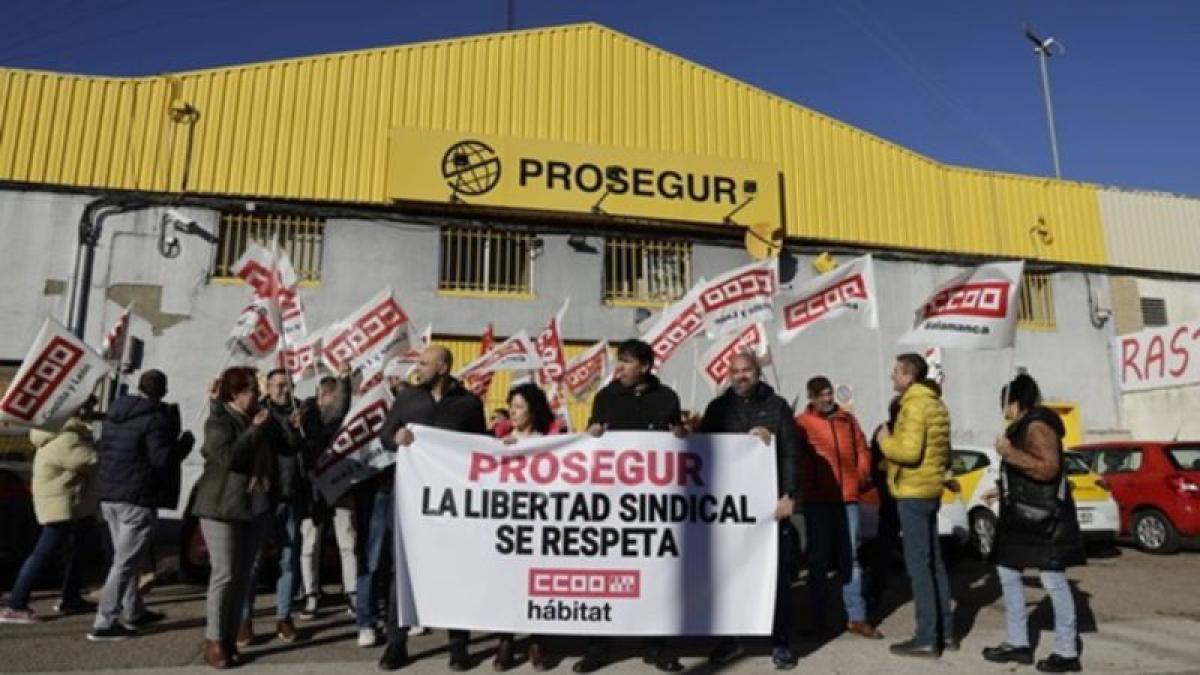 CCOO acusa a Prosegur de incumplir el derecho a la libertad sindical de un trabajador de Salamanca al que se niega a subrogar