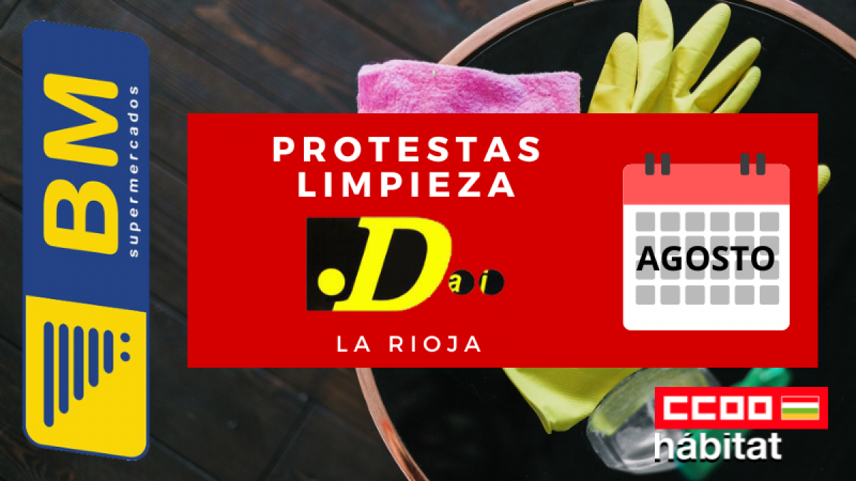 Siguen los impagos a las trabajadoras de Limpieza de “Supermercados BM” en La Rioja