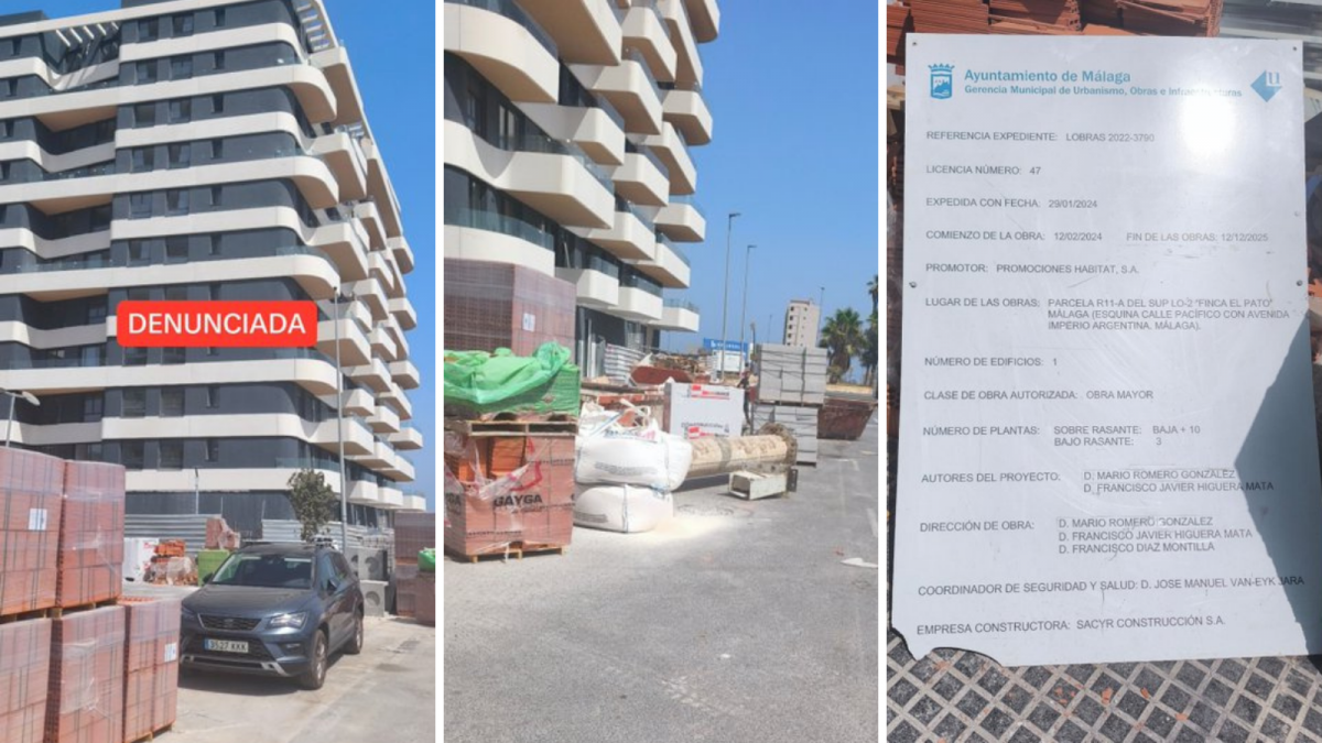 CCOO del Hábitat de Málaga denuncia a Sacyr por presuntos incumplimientos horarios y de seguridad en la vía pública