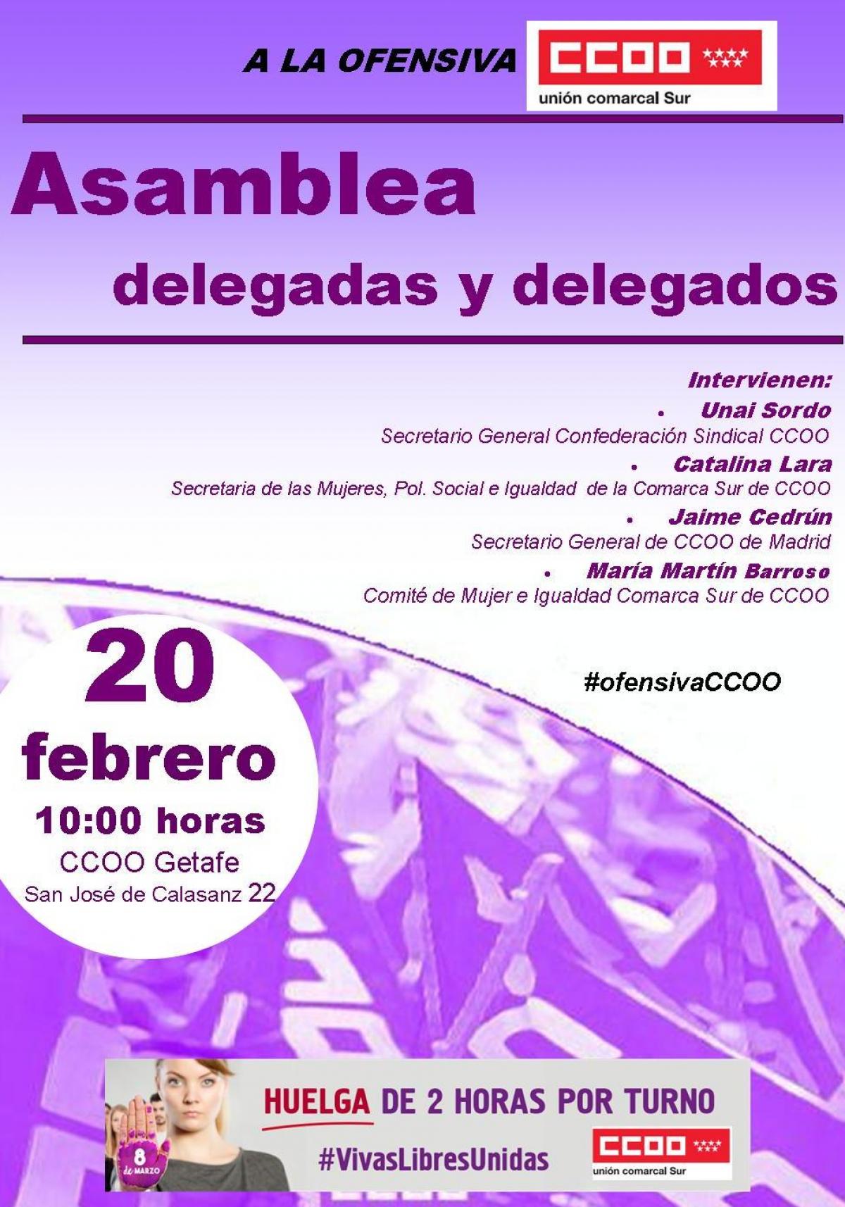Asamblea delegados UC Sur