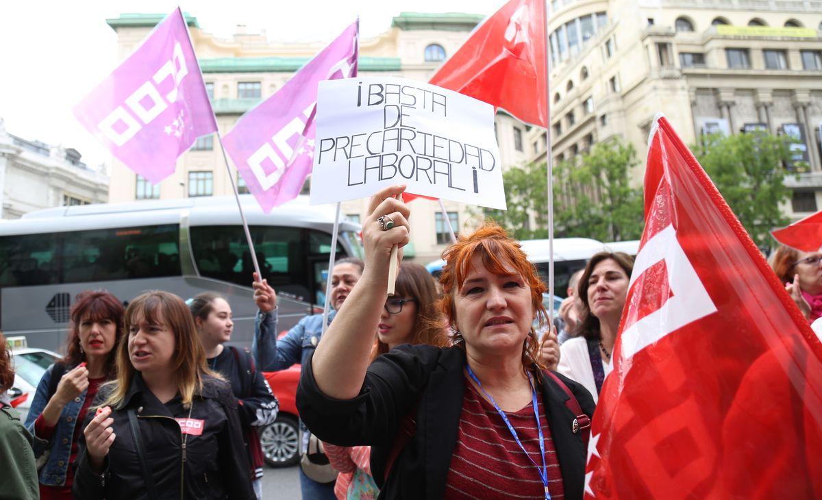 Se mantiene la huelga indefinida en el 010 Línea Madrid