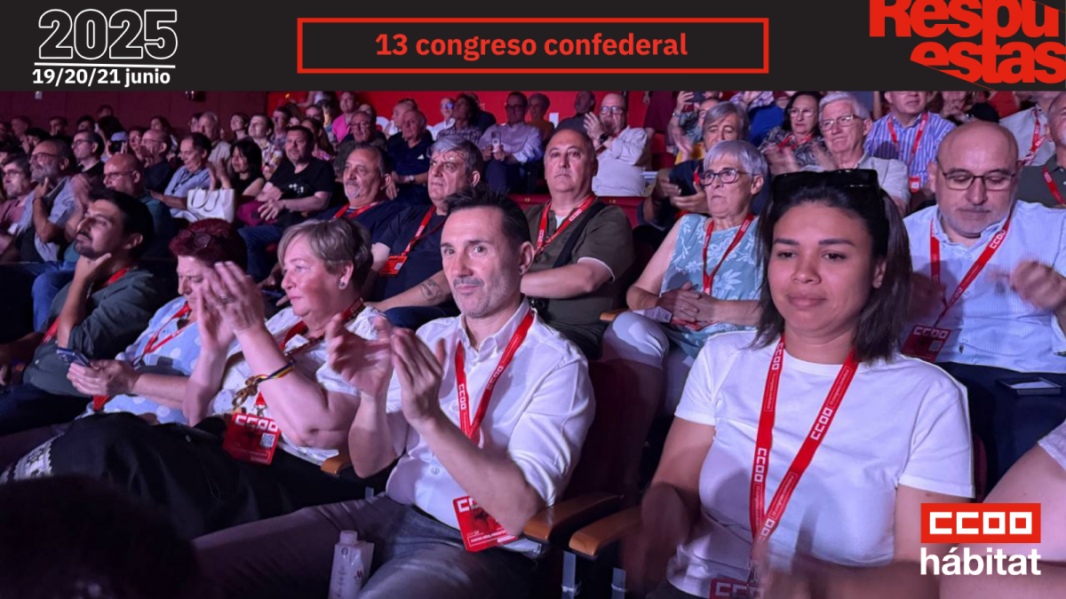 CCOO del Hbitat en el 13 Congreso Confederal