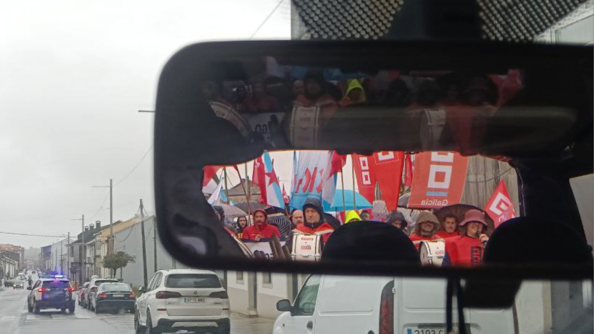 Manifestación Losán Galicia