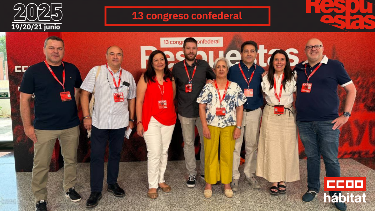 CCOO del Hbitat en el 13 Congreso Confederal