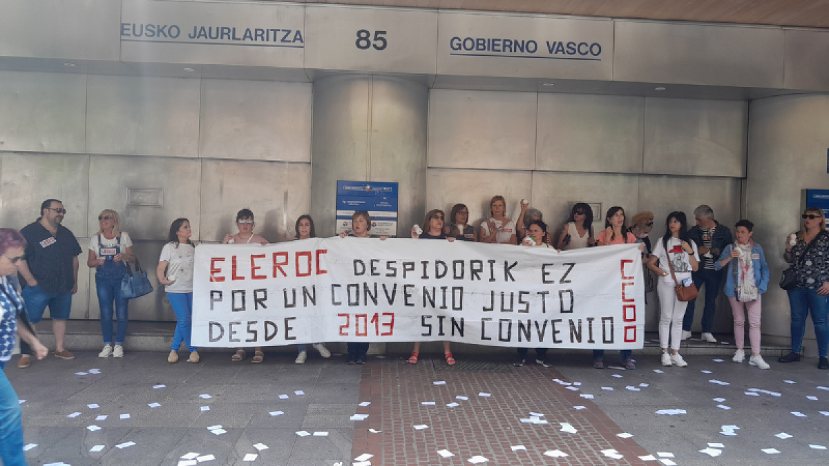 CCOO del Hábitat de Euskadi convoca huelga indefinida en la limpieza del Gobierno Vasco de Bilbao