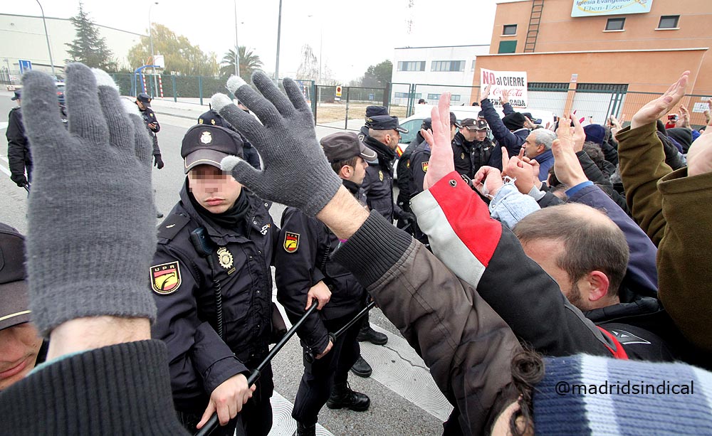 CCOO, contra el desmantelamiento de la fábrica de Coca-Cola en Fuenlabrada