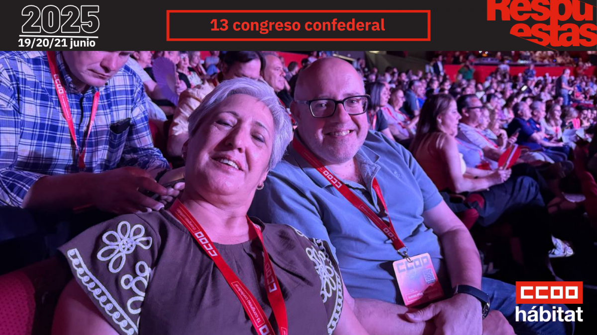CCOO del Hbitat en el 13 Congreso Confederal