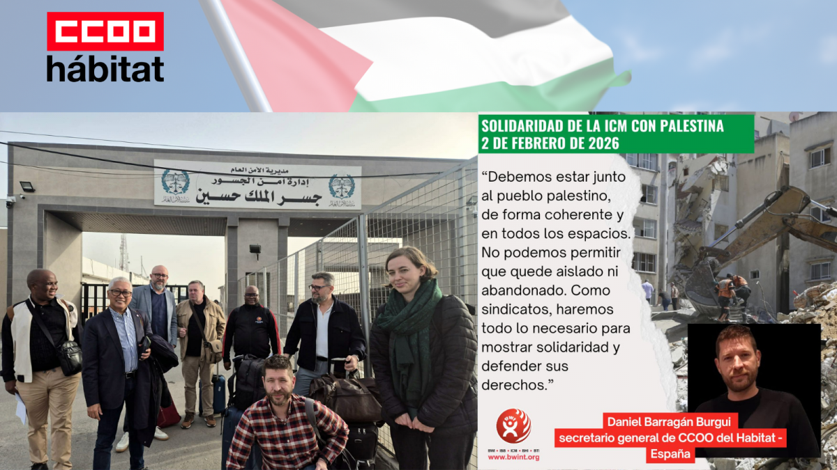 Daniel Barragán participa en la Misión de la ICM a Palestina