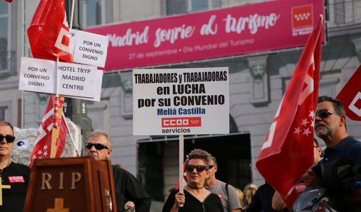Manifestación Día Internacional del Turismo