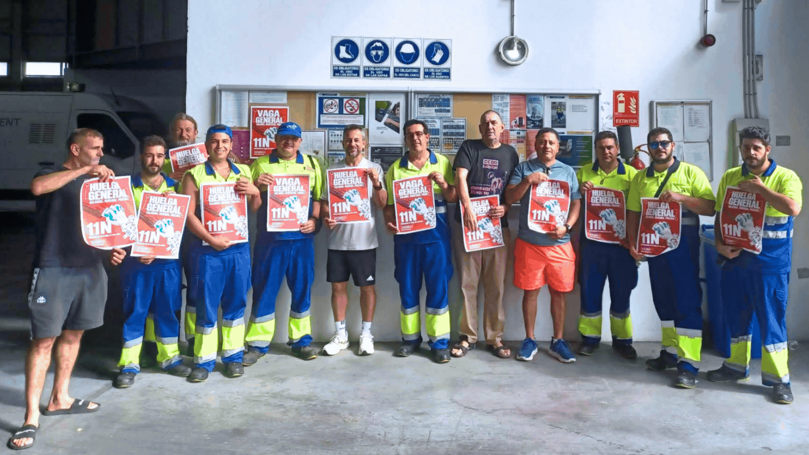 La plantilla de RSU de San Lorenzo se suma al 11N: "Es lo que se debe hacer para defender los derechos del sector"