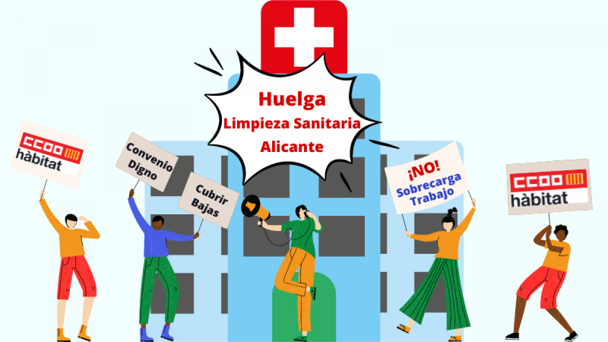 Ruptura en las negociaciones con las patronales de Limpieza Sanitaria de Alicante ASPEL y AELPA