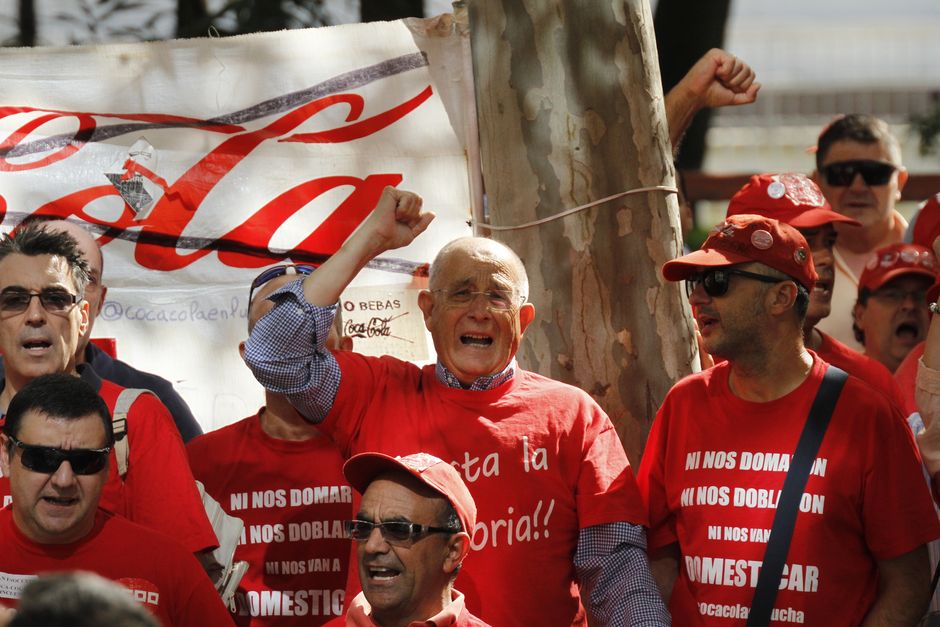 Concentración en apoyo a Juan Carlos Asenjo y en defensa del derecho de huelga