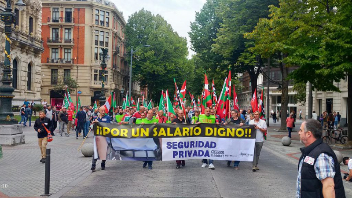 Manifestacin Seguridad Privada Euskadi