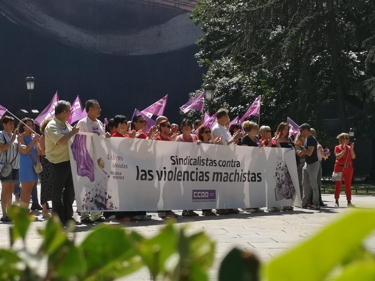Concentración contra la violencia machista