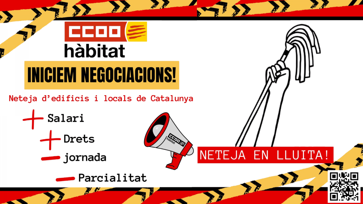S'inicien les negociacions al sector de neteja d'edificis i locals de Catalunya