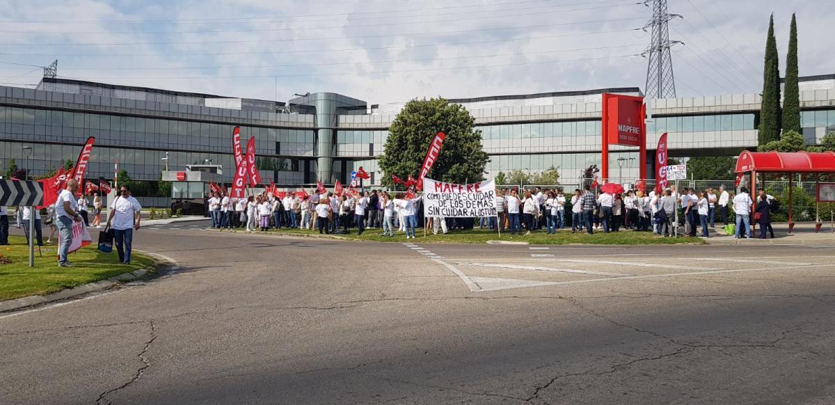 La plantilla de MAPFRE Tech secunda su segunda jornada de huelga contra la externalización