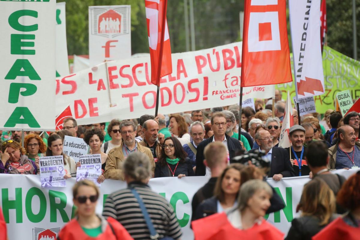 Imagen de la manifestación en Madrid