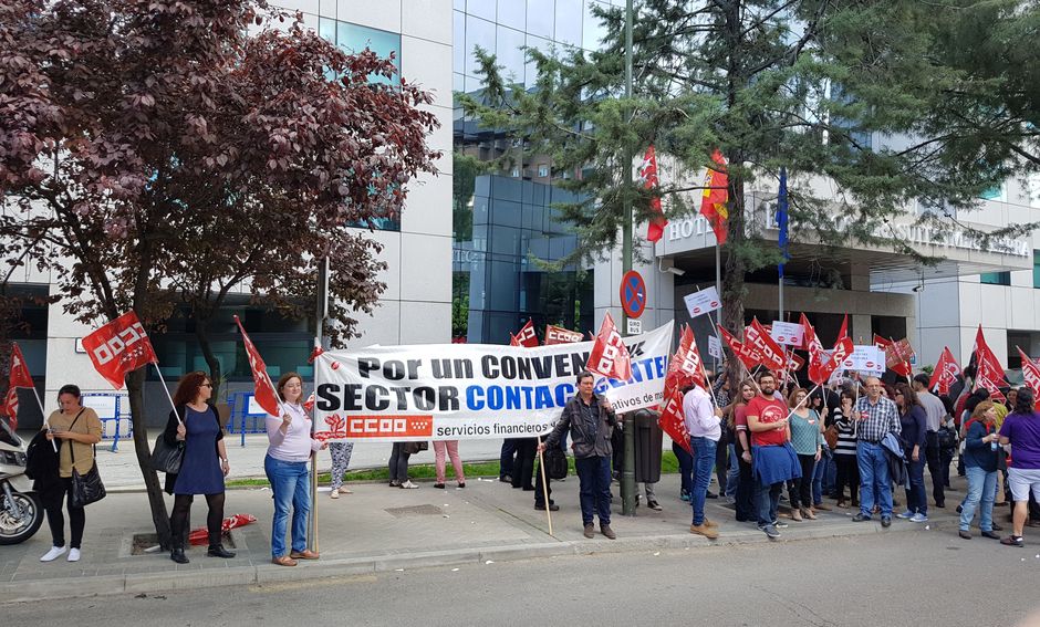 Sigue la movilización en defensa del Convenio de Contact Center