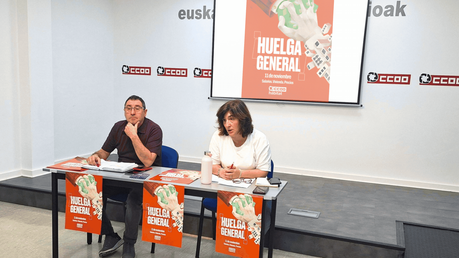 CCOO del Hábitat de Euskadi moviliza al SAD de Bizkaia para la Huelga General