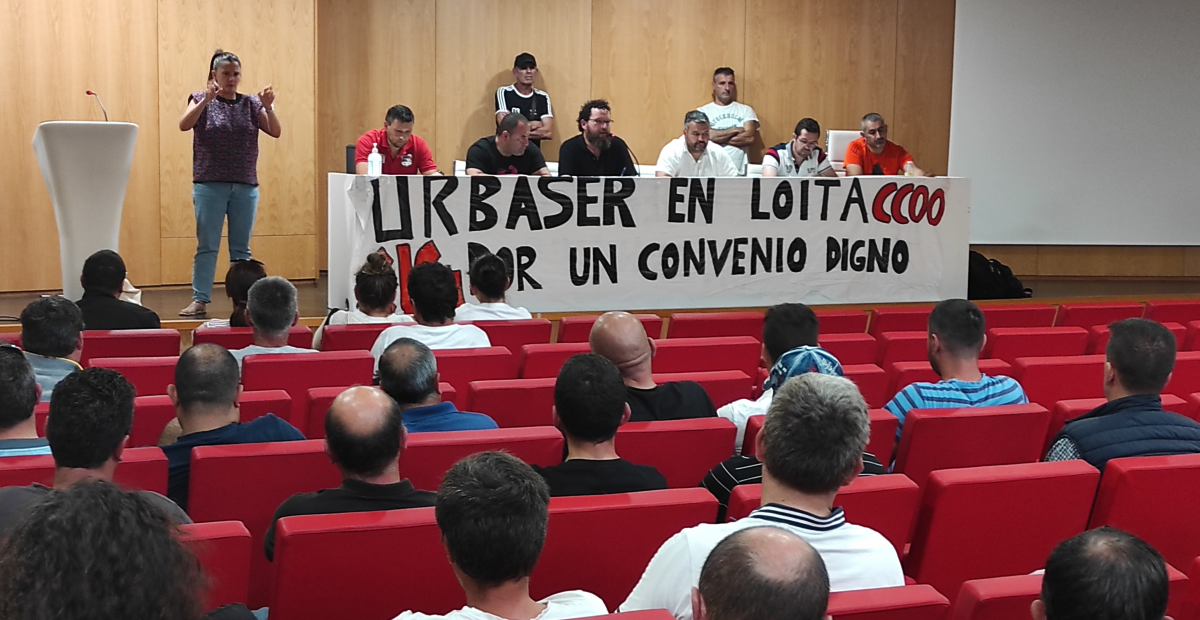 A Plantilla de URBASER Santiago decide en Asamblea convocar FOLGA