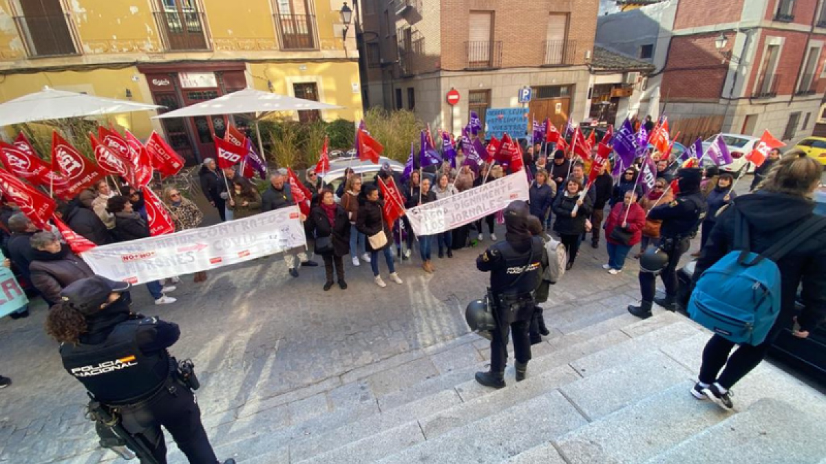 Movilizaciones en Castilla La-Mancha por el convenio de la Limpieza