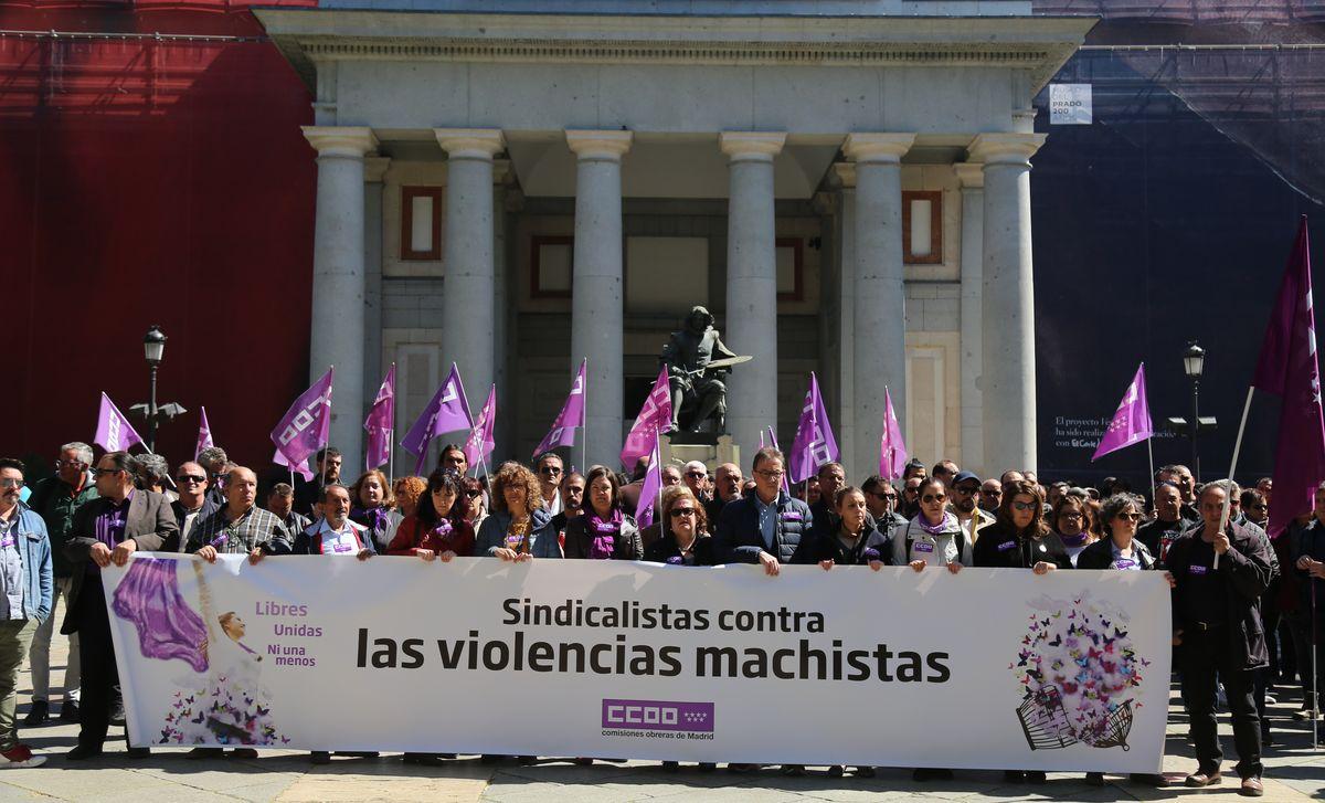 Concentración contra la violencia machista, hoy en Madrid