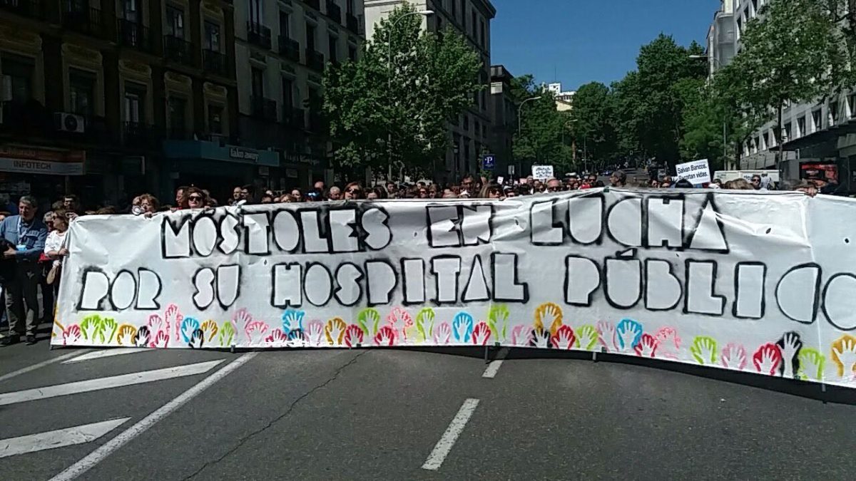 Mostoles en Lucha por su hospital público