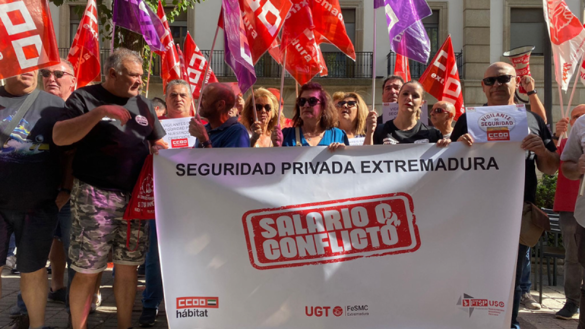 Manifestacin Seguridad Privada Extremadura