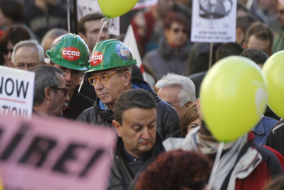 Marcha por el Clima "Frente al cambio climático, cambiemos de modelo" Madrid 29-11-2015