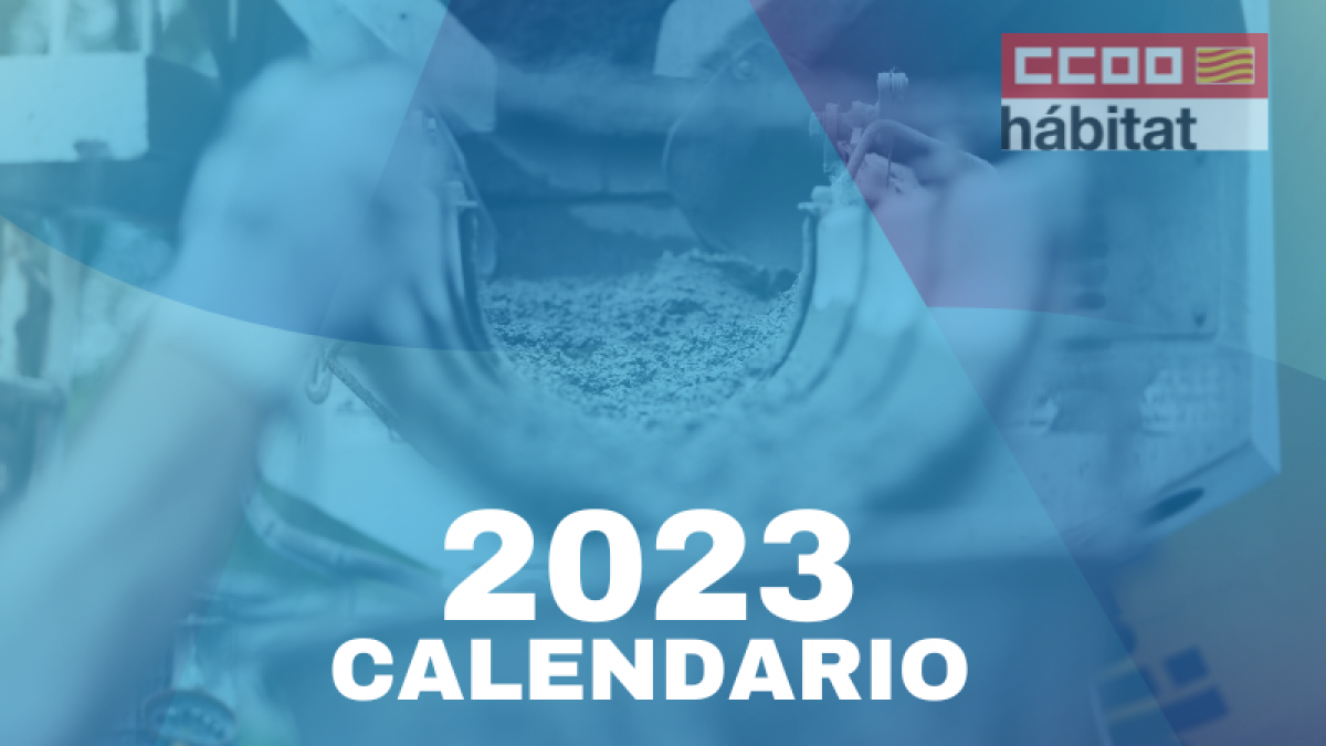 Firmado el calendario laboral de Derivados del Cemento de Zaragoza 2023