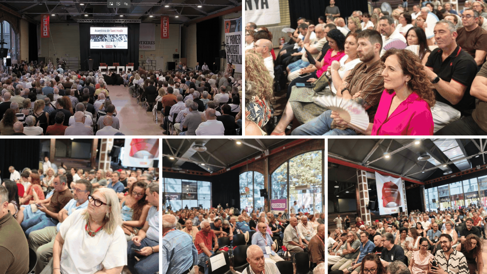 CCOO del Hábitat de Catalunya ha participado en el acto conmemorativo del 50.º aniversario de la histórica Asamblea General de Barcelona de 1976