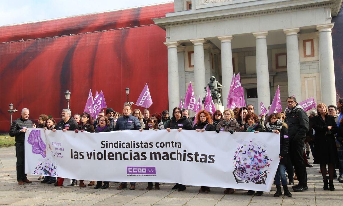 Concentración contra la violencia machista