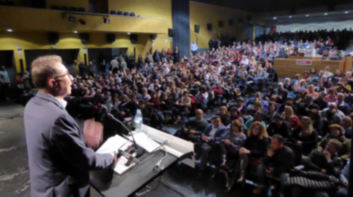 Jaime Cedrún presenta su candidatura a la reelección como secretario general de CCOO de Madrid