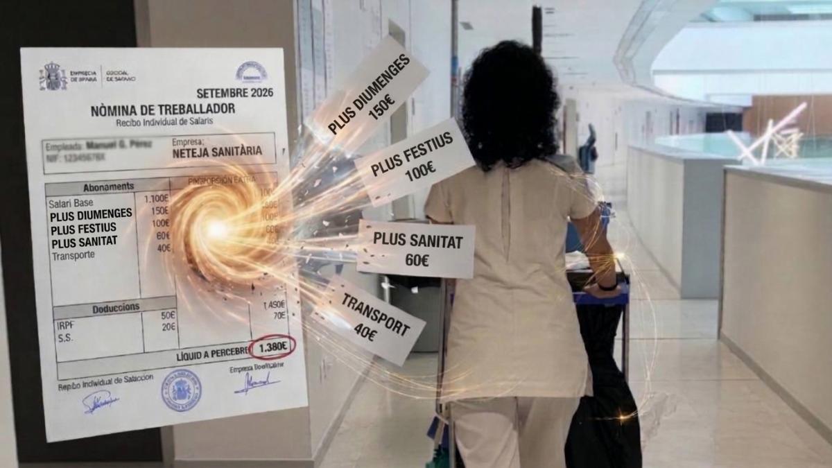 CCOO de l’Hàbitat del País Valencià aconsegueix estendre a 2025 i 2026 els efectes de la sentència que impedix absorbir els increments de l’SMI en els plusos de diumenges i festius i de sanitat en el sector de la neteja de València