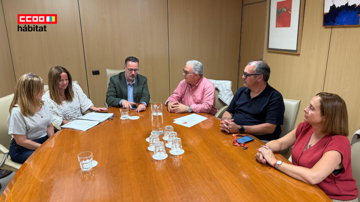 Reunión clave de CCOO del Hábitat de Canarias por la limpieza de los Centros Educativos