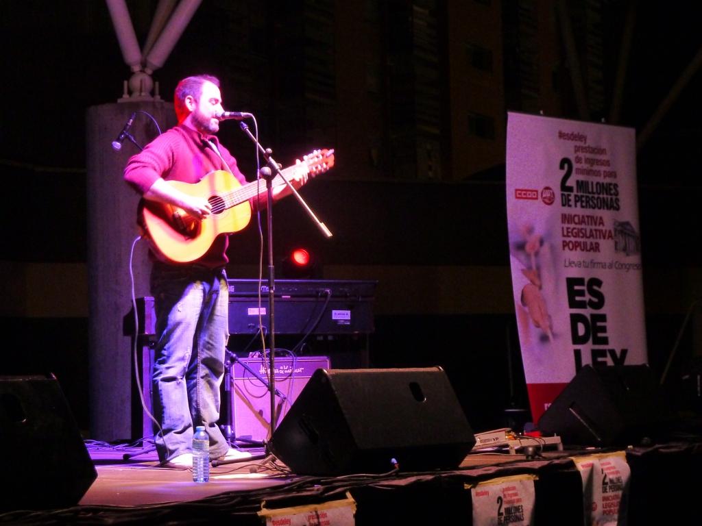 Fiesta en Getafe dentro de la campaña de la ILP por una Prestación de Ingresos Mínimos