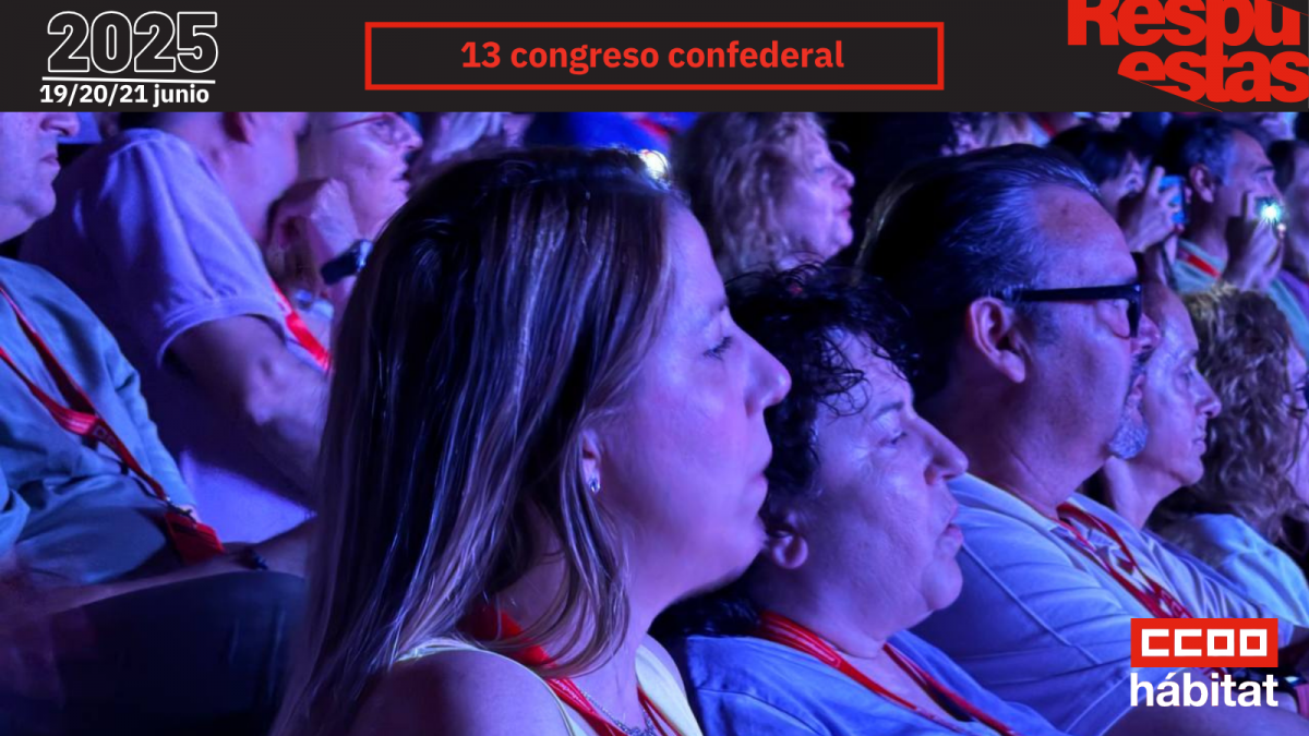 CCOO del Hbitat en el 13 Congreso Confederal