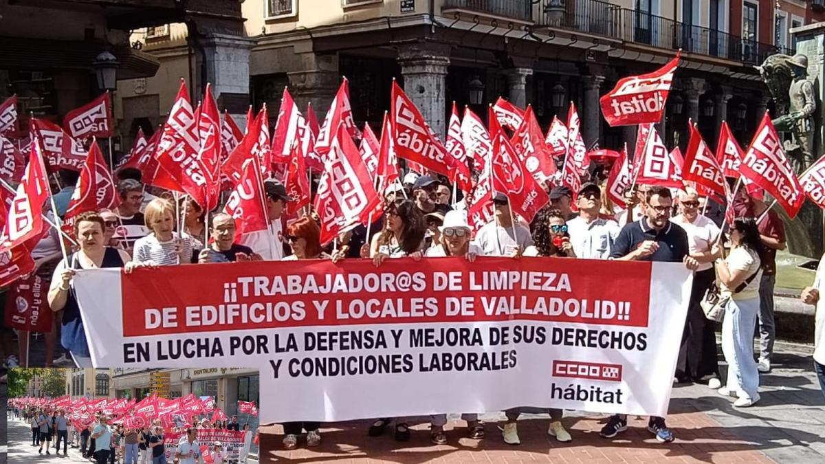 El sector de Limpieza de Edificios y Locales de Valladolid ratifica el preacuerdo del convenio colectivo tras meses de conflicto