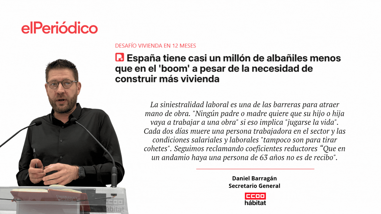 La falta de mano de obra y las plantillas envejecidas obligan a la construcción a acelerar su transformación ante la crisis de la vivienda