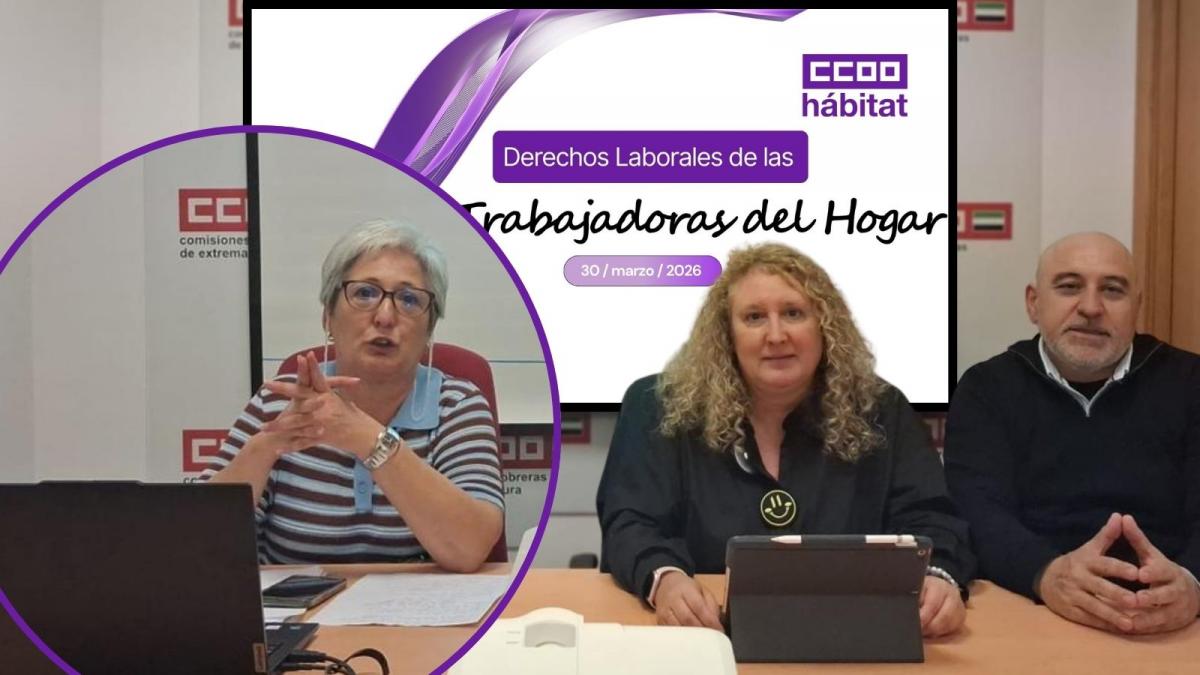 CCOO del Hábitat participa de la jornada formativa sobre derechos laborales de las trabajadoras del hogar en Extremadura