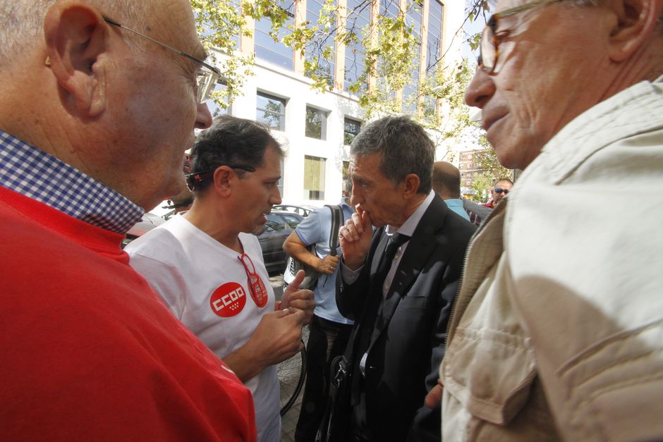 Concentración en apoyo a Juan Carlos Asenjo y en defensa del derecho de huelga