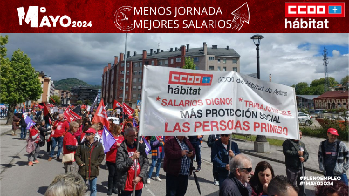 1 de Mayo CCOO del Hbitat Asturias