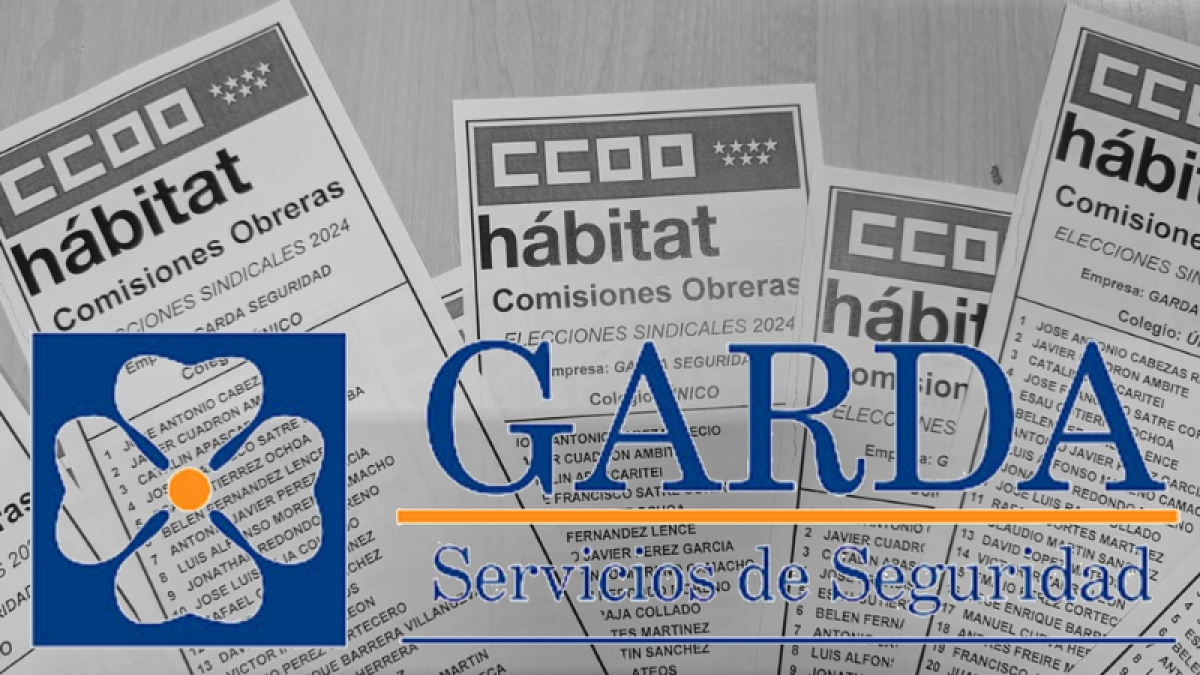 CCOO del Hbitat de Madrid gana a las elecciones en Garda Seguridad